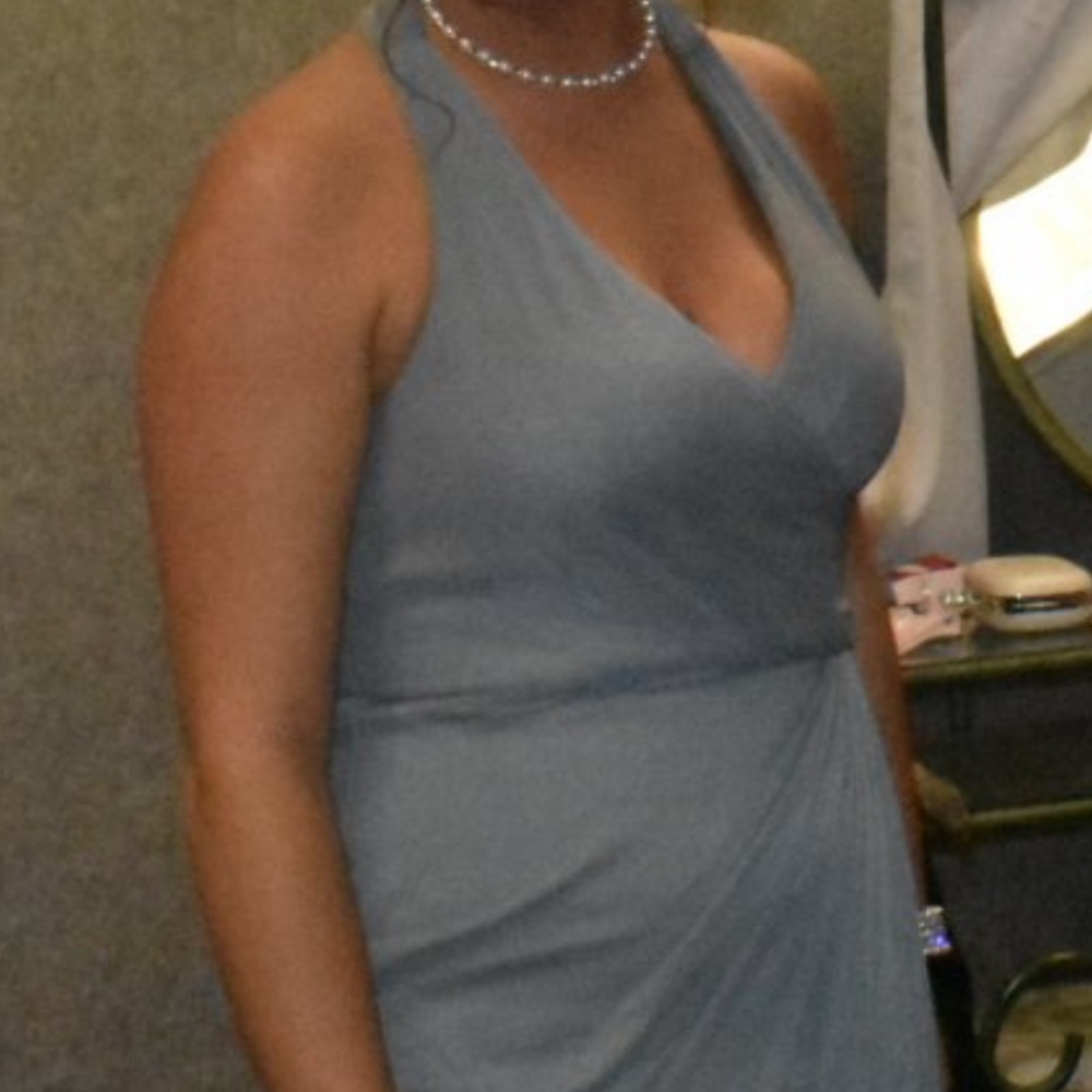 Size 4, gray formal dress